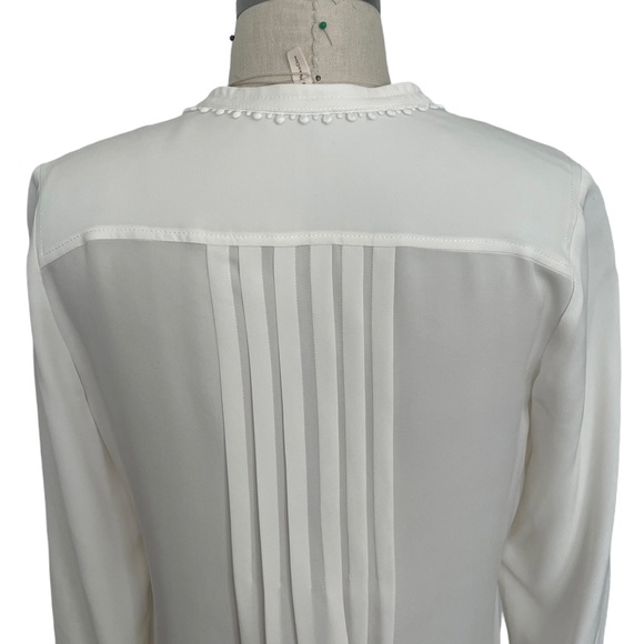 Rebecca Taylor Silk Blouse Size 0 - Picture 7 of 12